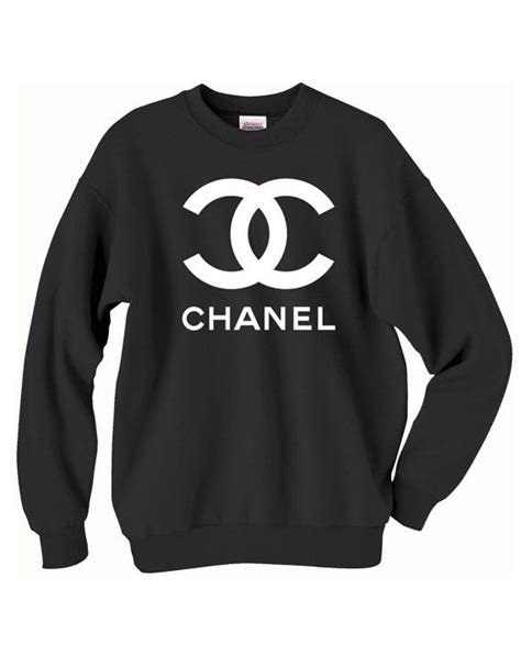 chanel sweater black|chanel crewneck.